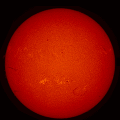 Image of Sun's chromosphere