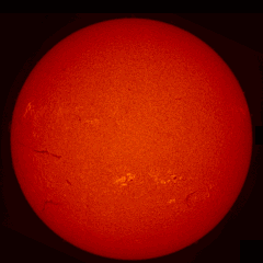 Image of Sun's chromosphere