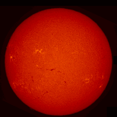 Image of Sun's chromosphere