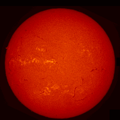 Image of Sun's chromosphere