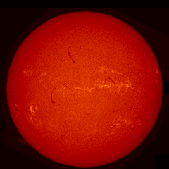 Image of Sun's chromosphere