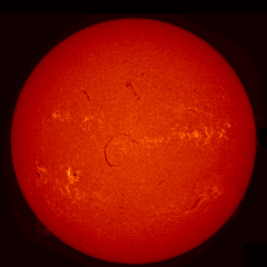 Image of Sun's chromosphere