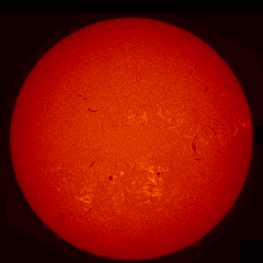 Image of Sun's chromosphere