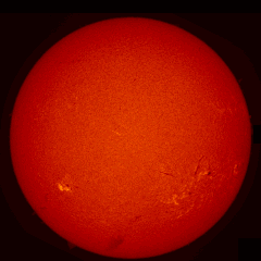 Image of Sun's chromosphere