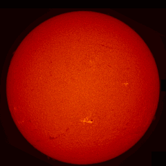 Image of Sun's chromosphere