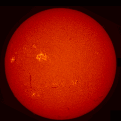 Image of Sun's chromosphere