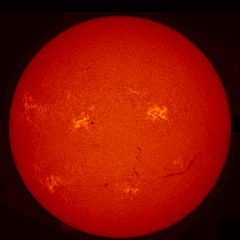 Image of Sun's chromosphere