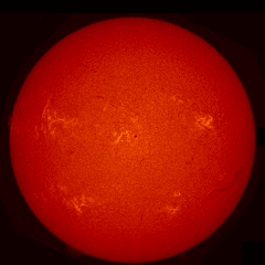 Image of Sun's chromosphere