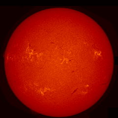 Image of Sun's chromosphere