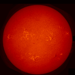 Image of Sun's chromosphere