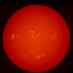 Image of Sun's chromosphere