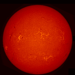 Image of Sun's chromosphere