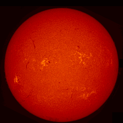 Image of Sun's chromosphere