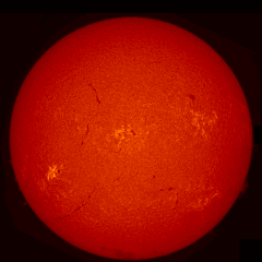 Image of Sun's chromosphere