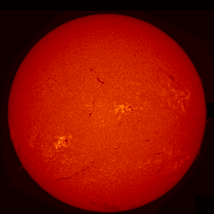 Image of Sun's chromosphere