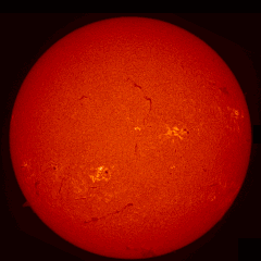 Image of Sun's chromosphere