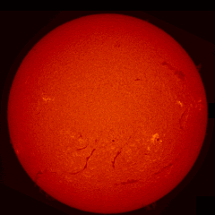 Image of Sun's chromosphere