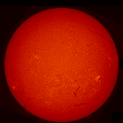 Image of Sun's chromosphere