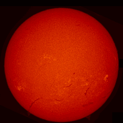 Image of Sun's chromosphere