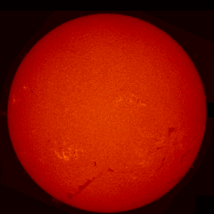 Image of Sun's chromosphere