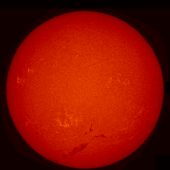 Image of Sun's chromosphere