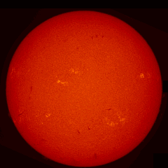 Image of Sun's chromosphere