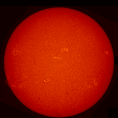 Image of Sun's chromosphere