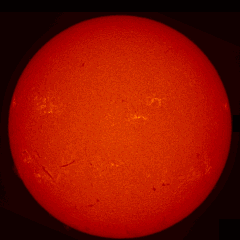 Image of Sun's chromosphere