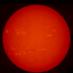 Image of Sun's chromosphere