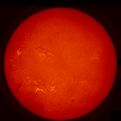 Image of Sun's chromosphere