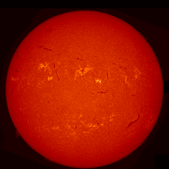 Image of Sun's chromosphere