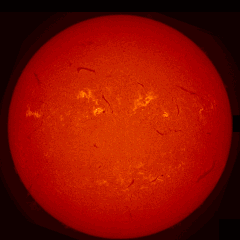 Image of Sun's chromosphere