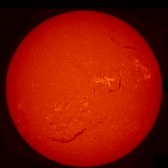 Image of Sun's chromosphere