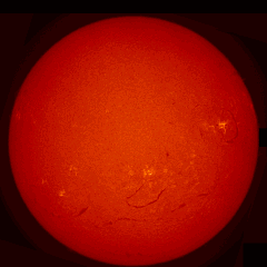 Image of Sun's chromosphere