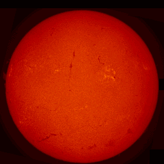 Image of Sun's chromosphere