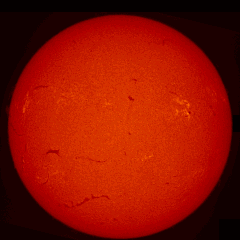 Image of Sun's chromosphere