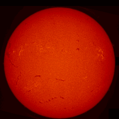 Image of Sun's chromosphere