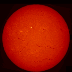 Image of Sun's chromosphere