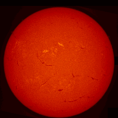 Image of Sun's chromosphere