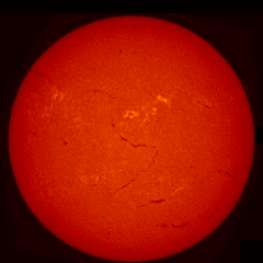 Image of Sun's chromosphere