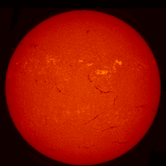 Image of Sun's chromosphere