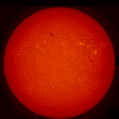 Image of Sun's chromosphere