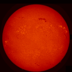 Image of Sun's chromosphere