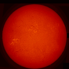 Image of Sun's chromosphere