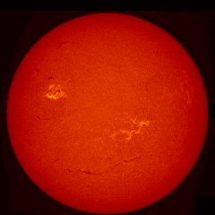 Image of Sun's chromosphere