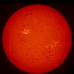 Image of Sun's chromosphere