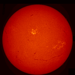 Image of Sun's chromosphere