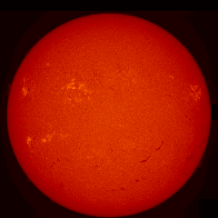 Image of Sun's chromosphere