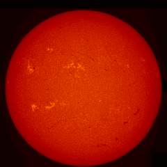 Image of Sun's chromosphere