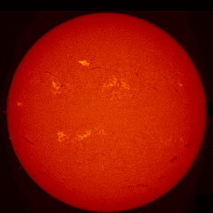 Image of Sun's chromosphere